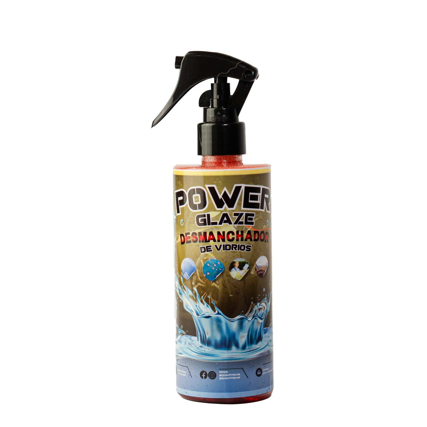 Power Glaze - desmanchador de vidrios