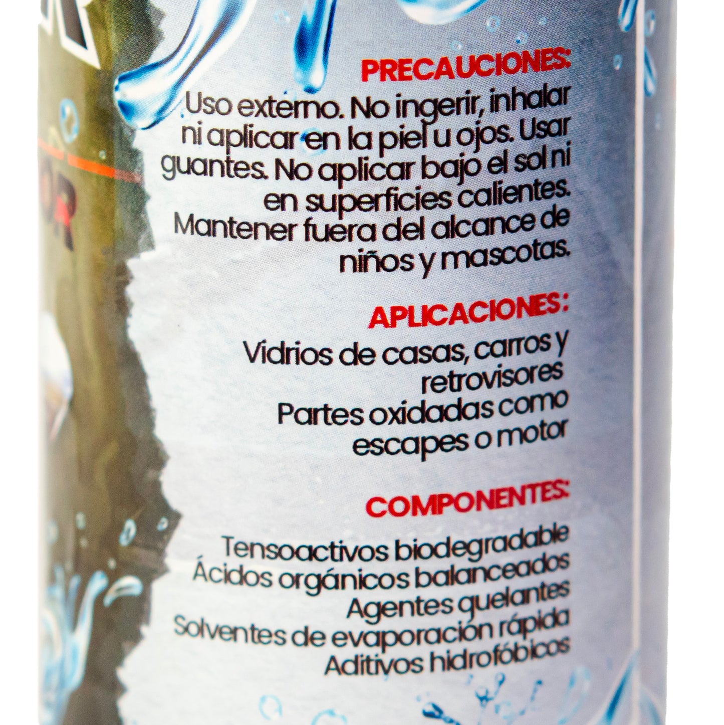 Power Glaze - desmanchador de vidrios