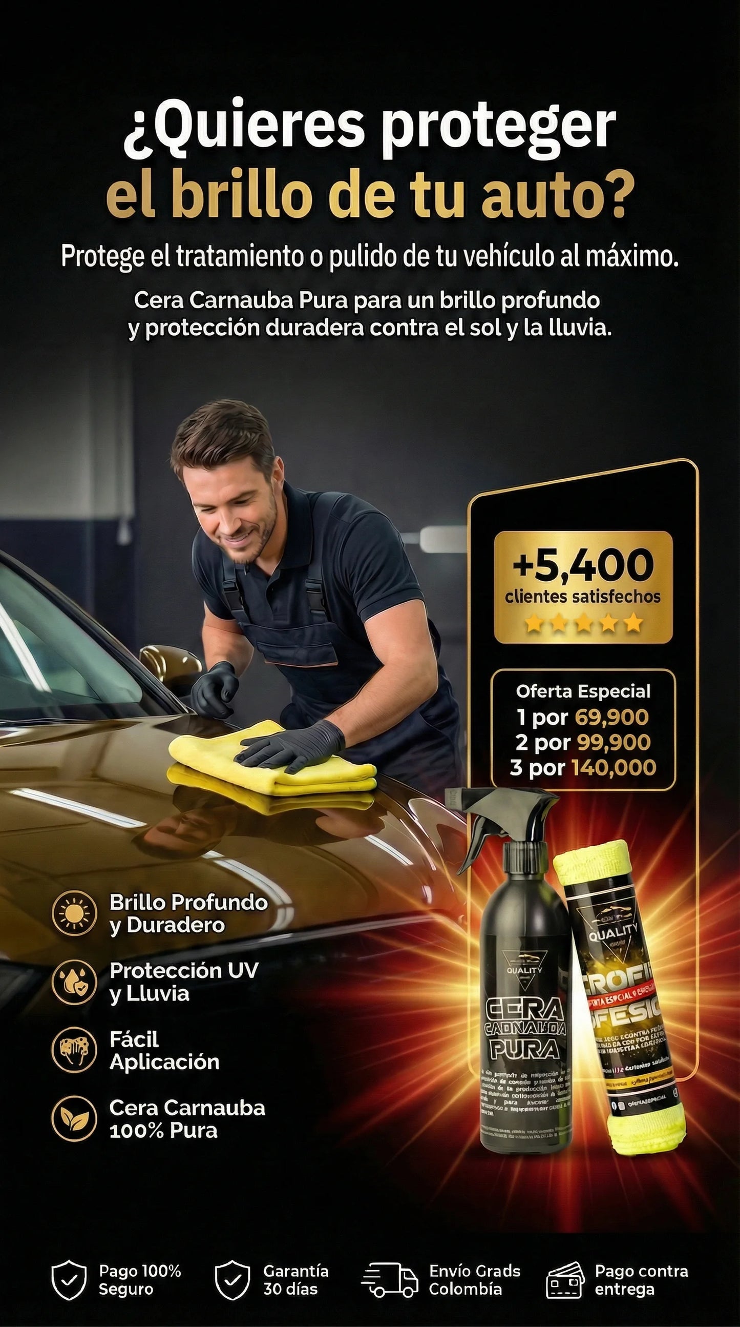 Cera Carnauba- brillo y proteccion